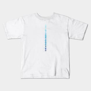 the blue staint paint Kids T-Shirt